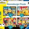 Ravensburger 100 Pieces & Under* - Minions 2 - 4 In A Box Jigsaw Puzzle