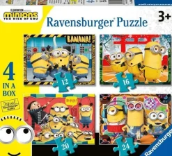 Ravensburger 100 Pieces & Under* - Minions 2 - 4 In A Box Jigsaw Puzzle