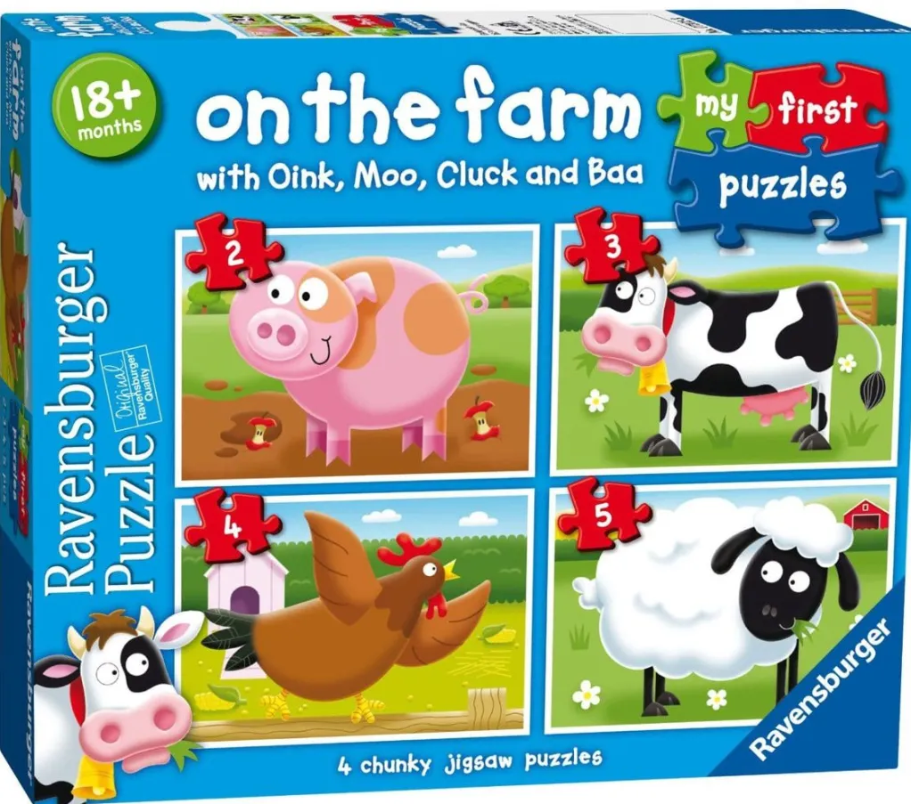 Ravensburger 100 Pieces & Under* - My First Puzzle - On The Farm Jigsaw Puzzle