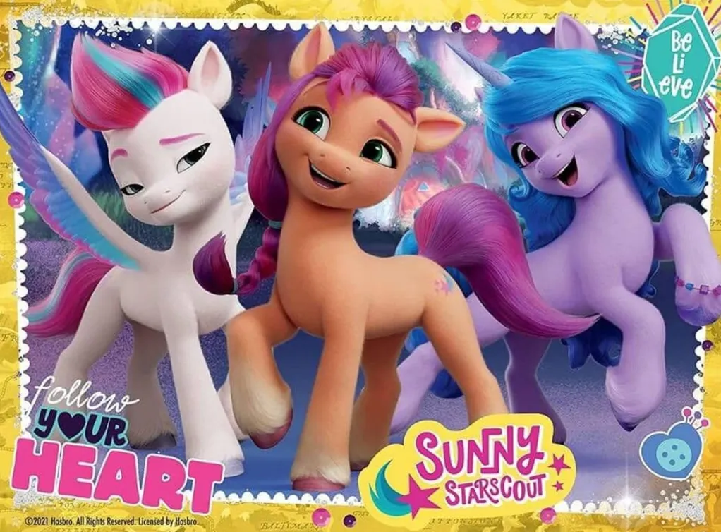 Ravensburger 100 Pieces & Under* - My Little Pony The Movie 2 - 4 In A Box Jigsaw Puzzle