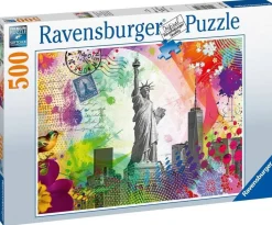 Ravensburger 500 Pieces* - New York Postcard - 500 Piece Jigsaw Puzzle