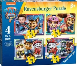 Ravensburger 100 Pieces & Under* - Paw Patrol The Movie 4 In A Box