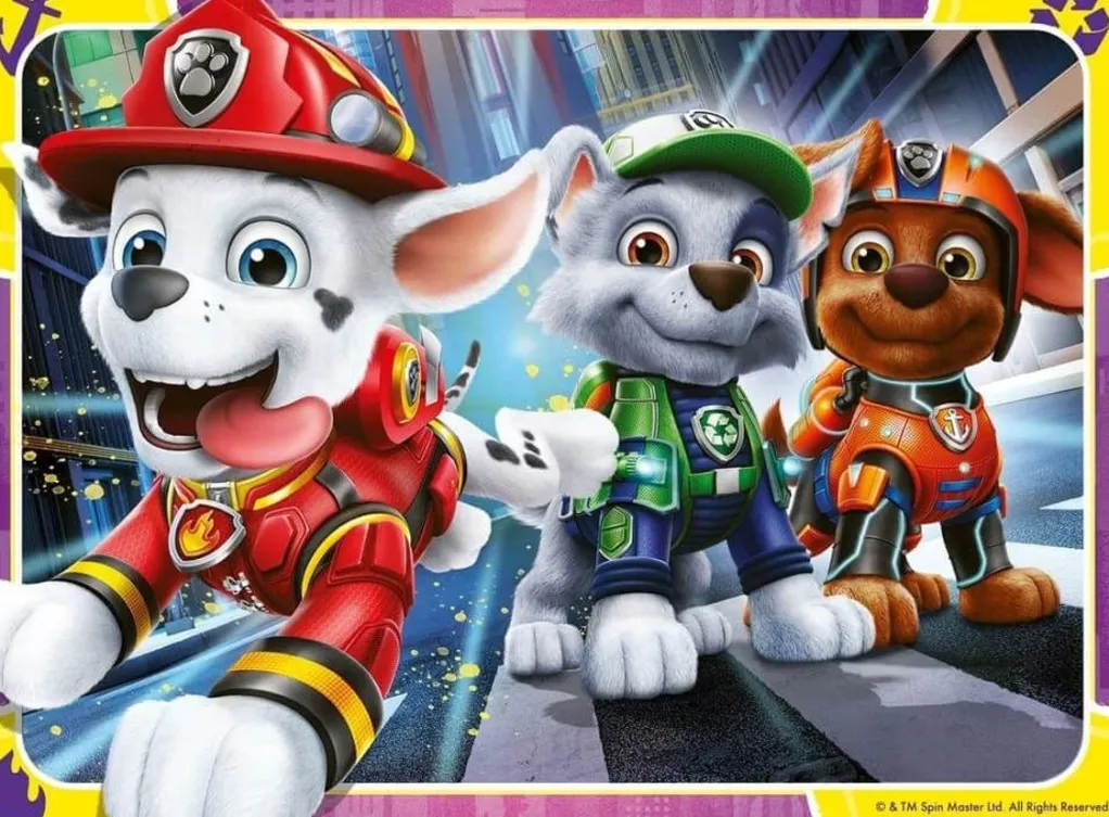 Ravensburger 100 Pieces & Under* - Paw Patrol The Movie 4 In A Box