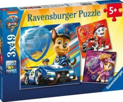 Ravensburger 100 Pieces & Under* - Paw Patrol The Movie 3 X 49 Piece Jigsaw Puzzle