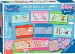 Ravensburger 100 Pieces & Under* - Peppa Pig 9 X 2 Piece Jigsaw Puzzle Chunky Puzzle