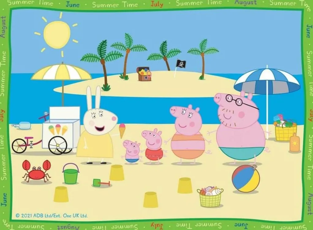 Ravensburger 100 Pieces & Under* - Peppa Pig Four Seasons 4 In A Box Jigsaw Puzzle