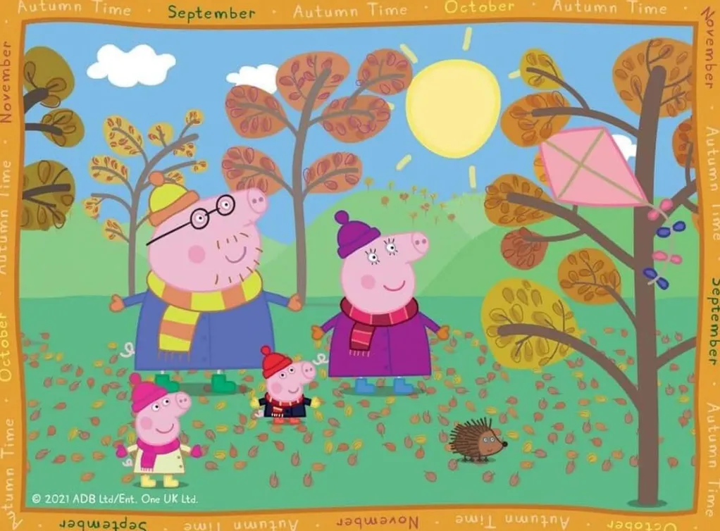 Ravensburger 100 Pieces & Under* - Peppa Pig Four Seasons 4 In A Box Jigsaw Puzzle