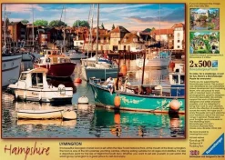 Ravensburger 500 Pieces* - Picturesque Hampshire - 2 X 500 Piece Jigsaw Puzzle