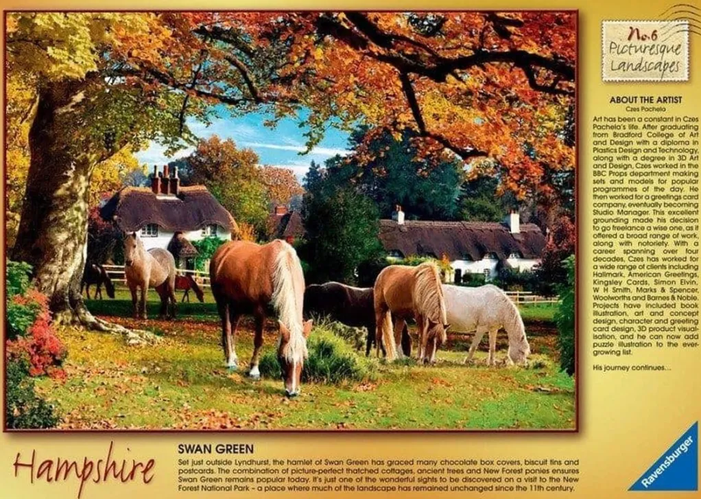 Ravensburger 500 Pieces* - Picturesque Hampshire - 2 X 500 Piece Jigsaw Puzzle