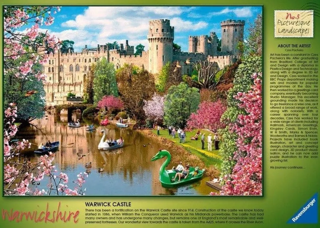 Ravensburger 500 Pieces* - Picturesque Warwickshire - 2 X 500 Piece Jigsaw Puzzle