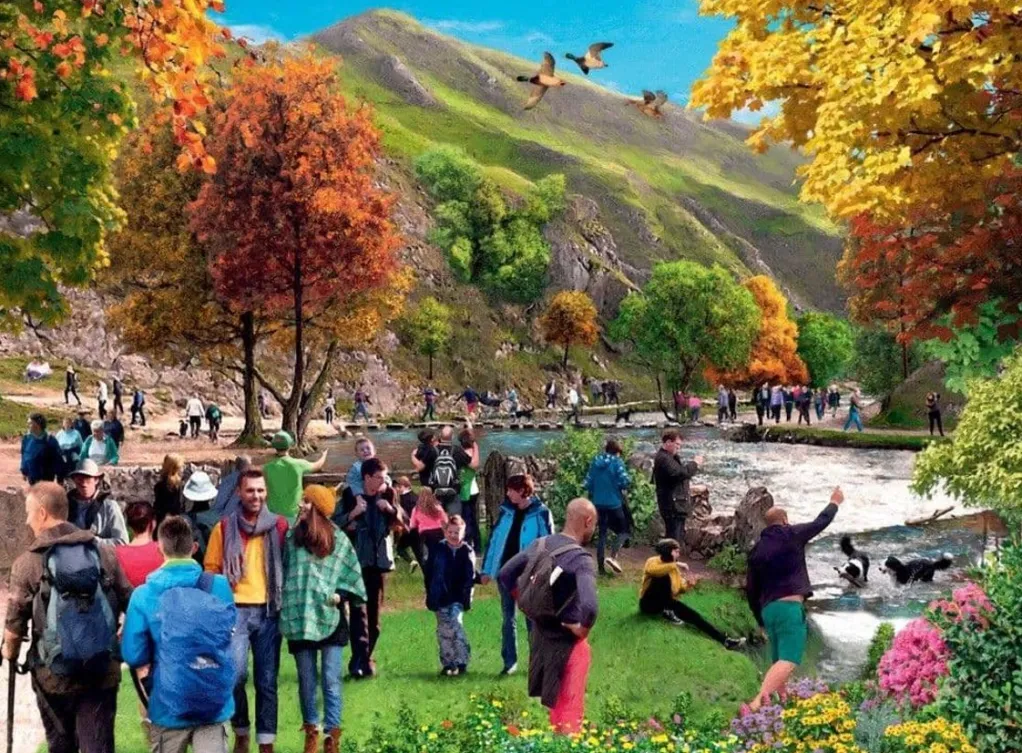 Ravensburger 500 Pieces* - Picturesque Derbyshire 2 X 500 Piece Jigsaw Puzzle