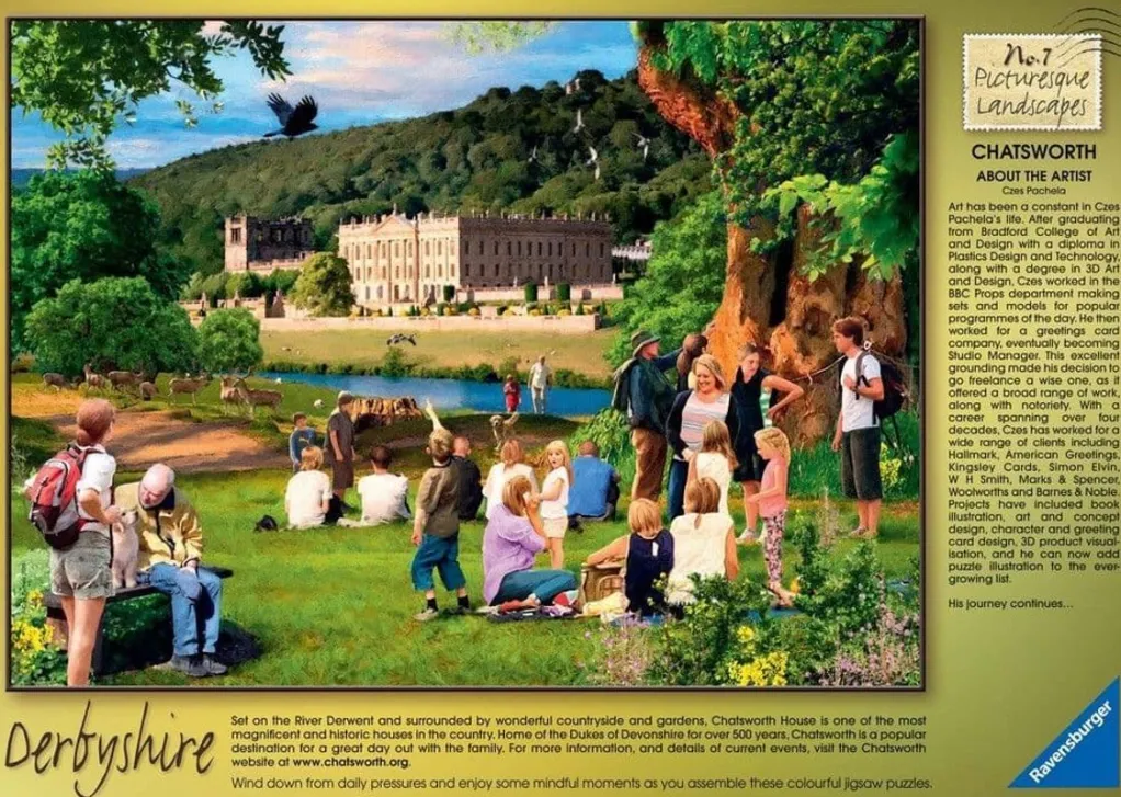 Ravensburger 500 Pieces* - Picturesque Derbyshire 2 X 500 Piece Jigsaw Puzzle