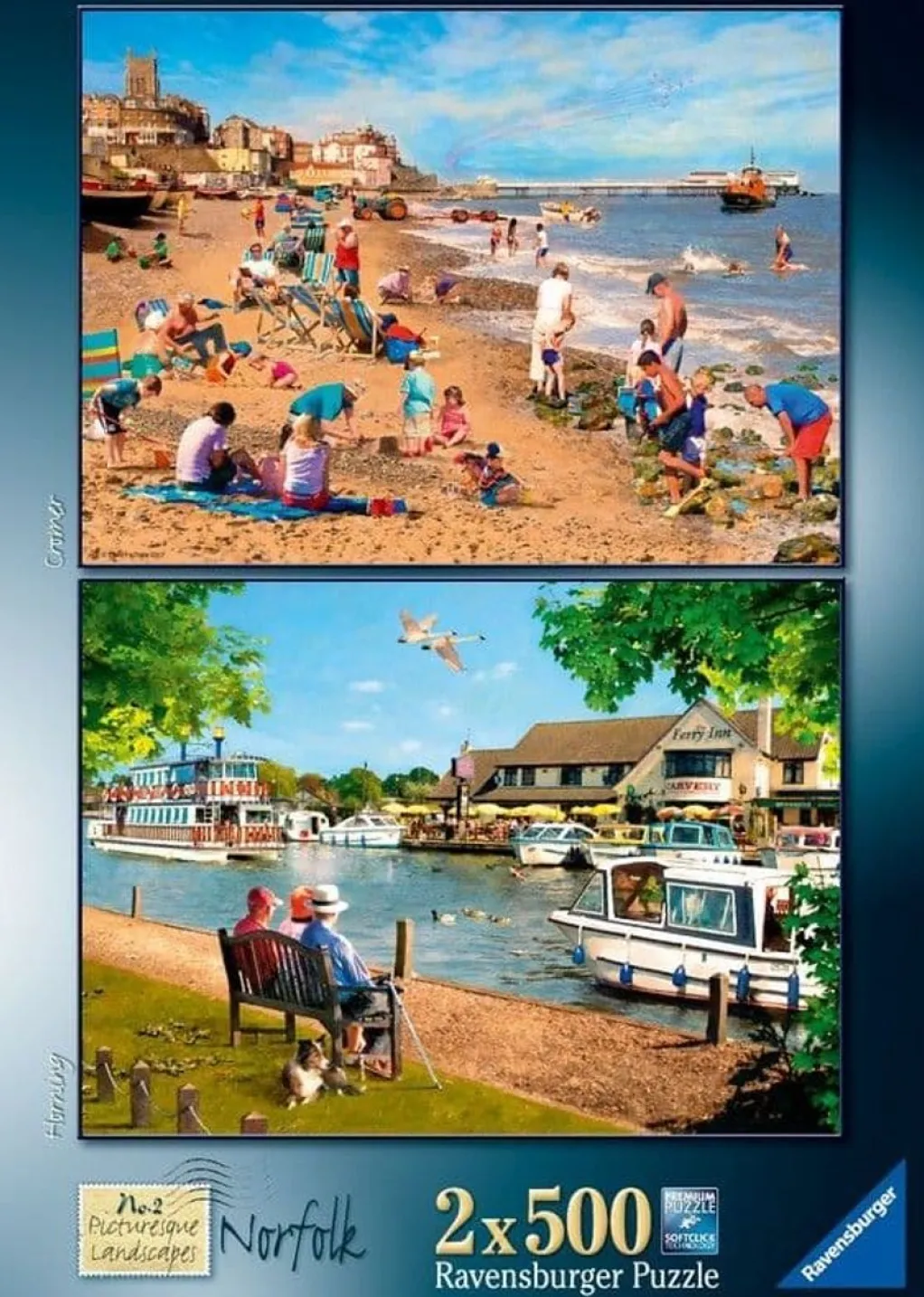 Ravensburger 500 Pieces* - Picturesque Norfolk 2 X 500 Piece Jigsaw Puzzle
