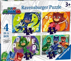 Ravensburger 100 Pieces & Under* - Pj Masks - 4 In A Box Jigsaw Puzzle