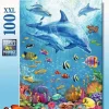Ravensburger 100 Pieces & Under* - Pod Of Dolphins - 100Xxl Piece Jigsaw Puzzle