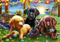 Ravensburger 100 Pieces & Under* - Puppy Picnic - 100Xxl Piece Jigsaw Puzzle