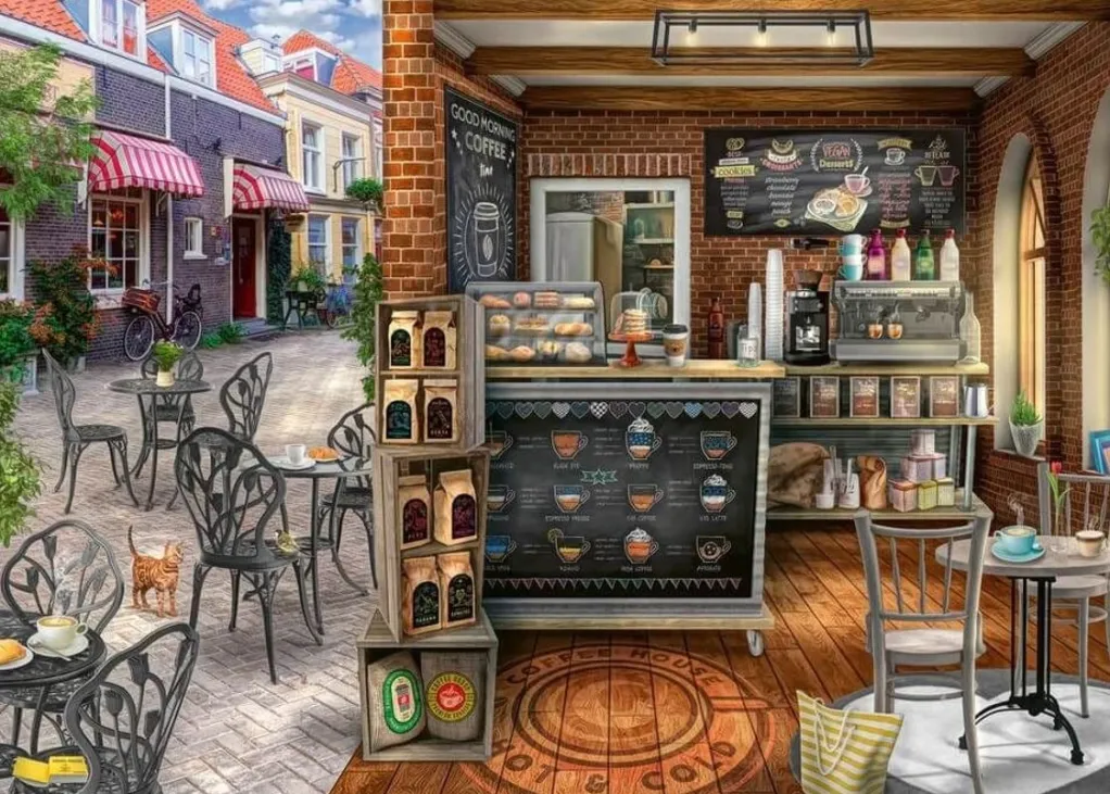 Ravensburger 1000 Pieces* - Quaint Cafe - 1000 Piece Jigsaw Puzzle
