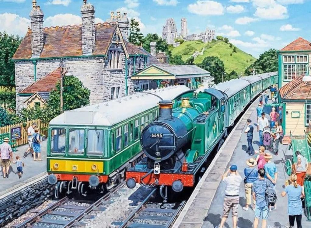 Ravensburger 500 Pieces* - Railway Heritage - 2 X 500 Piece Jigsaw Puzzle
