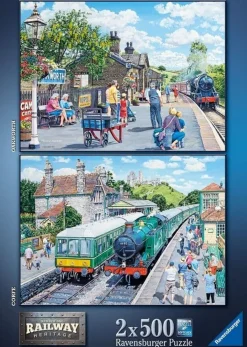 Ravensburger 500 Pieces* - Railway Heritage - 2 X 500 Piece Jigsaw Puzzle