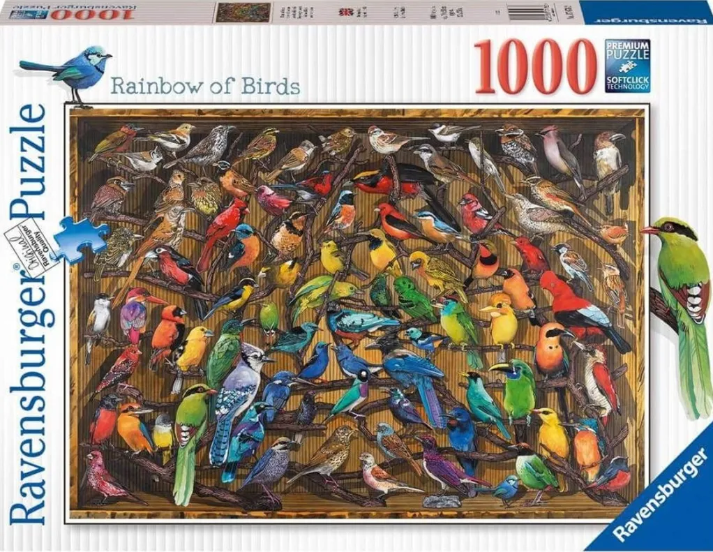 Ravensburger 1000 Pieces* - Rainbow Of Birds - 1000 Piece Jigsaw Puzzle