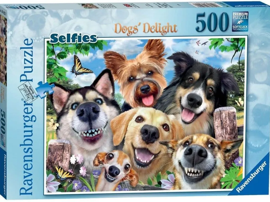 Ravensburger 500 Pieces* - Selfies Dogs Delight - 500 Piece Jigsaw Puzzle