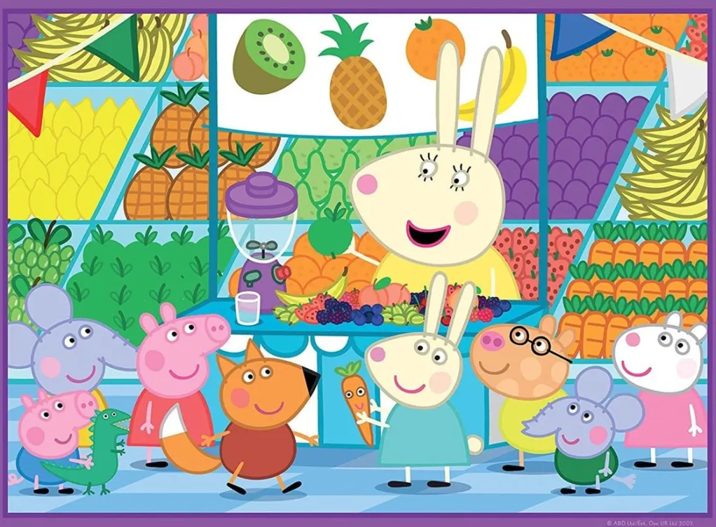 Ravensburger 100 Pieces & Under* - Shopping With Peppa Pig - 16 Piece Jigsaw Puzzle