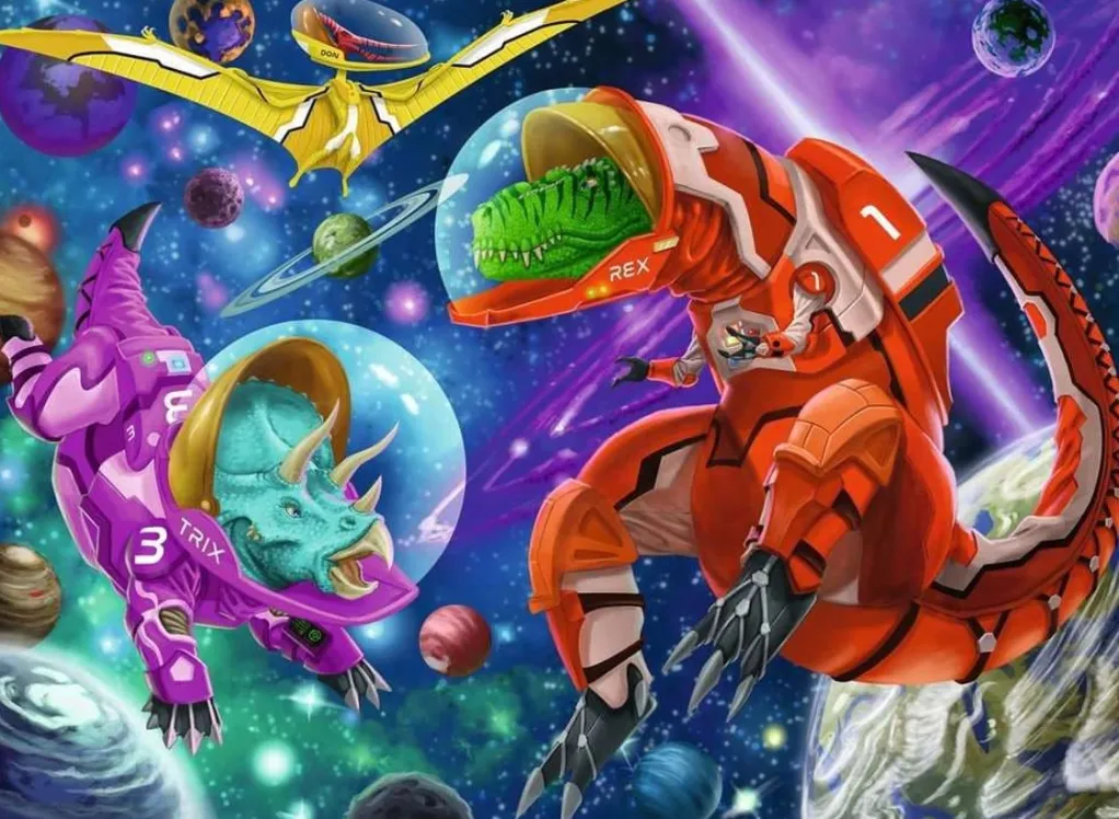 Ravensburger 300 Pieces & Under* - Space Dinosaurs 200Xxl Piece Jigsaw Puzzle