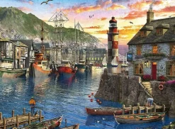 Ravensburger 500 Pieces* - Sunrise At The Port - 500 Piece Jigsaw Puzzle