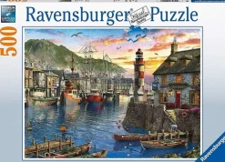 Ravensburger 500 Pieces* - Sunrise At The Port - 500 Piece Jigsaw Puzzle