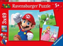 Ravensburger 100 Pieces & Under* - Super Mario 3X 49 Piece Jigsaw Puzzle
