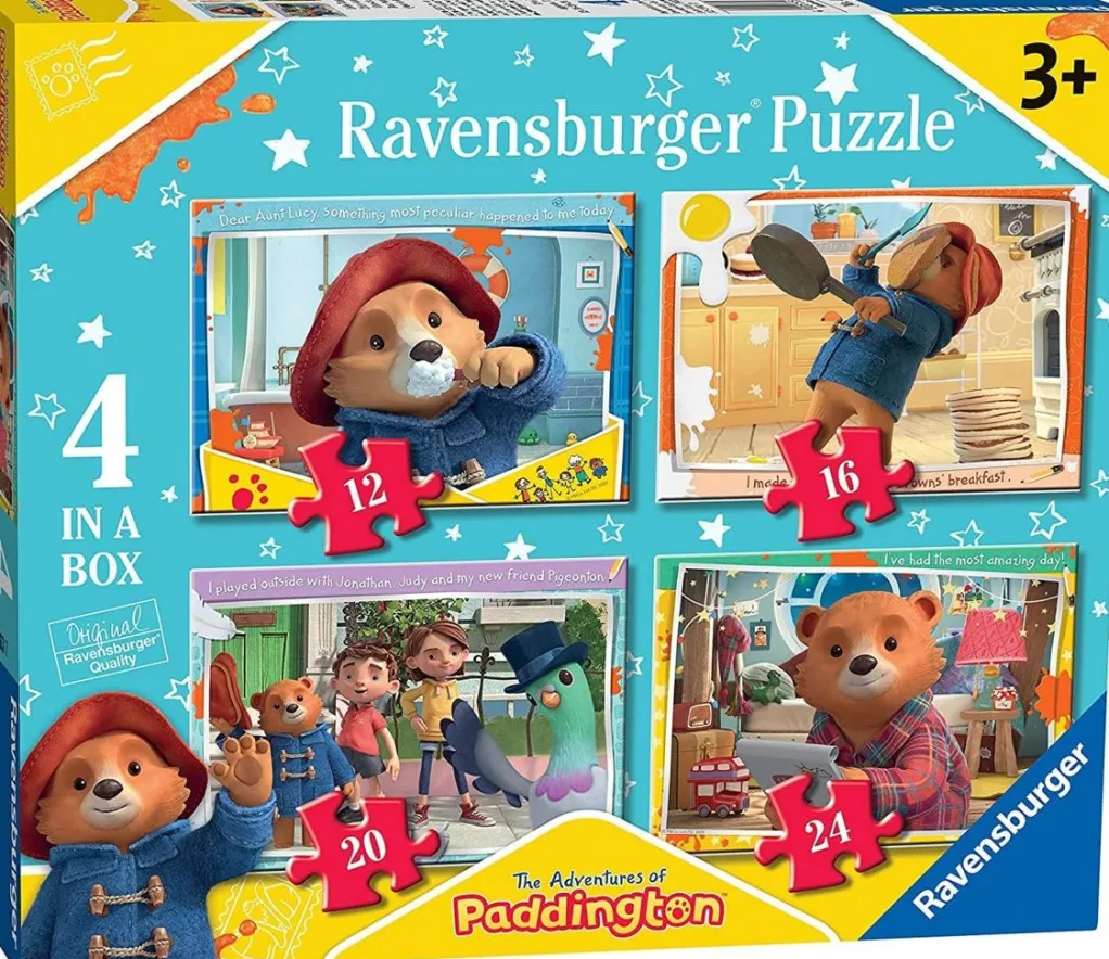 Ravensburger 100 Pieces & Under* - The Adventures Of Paddington - 4 In A Box