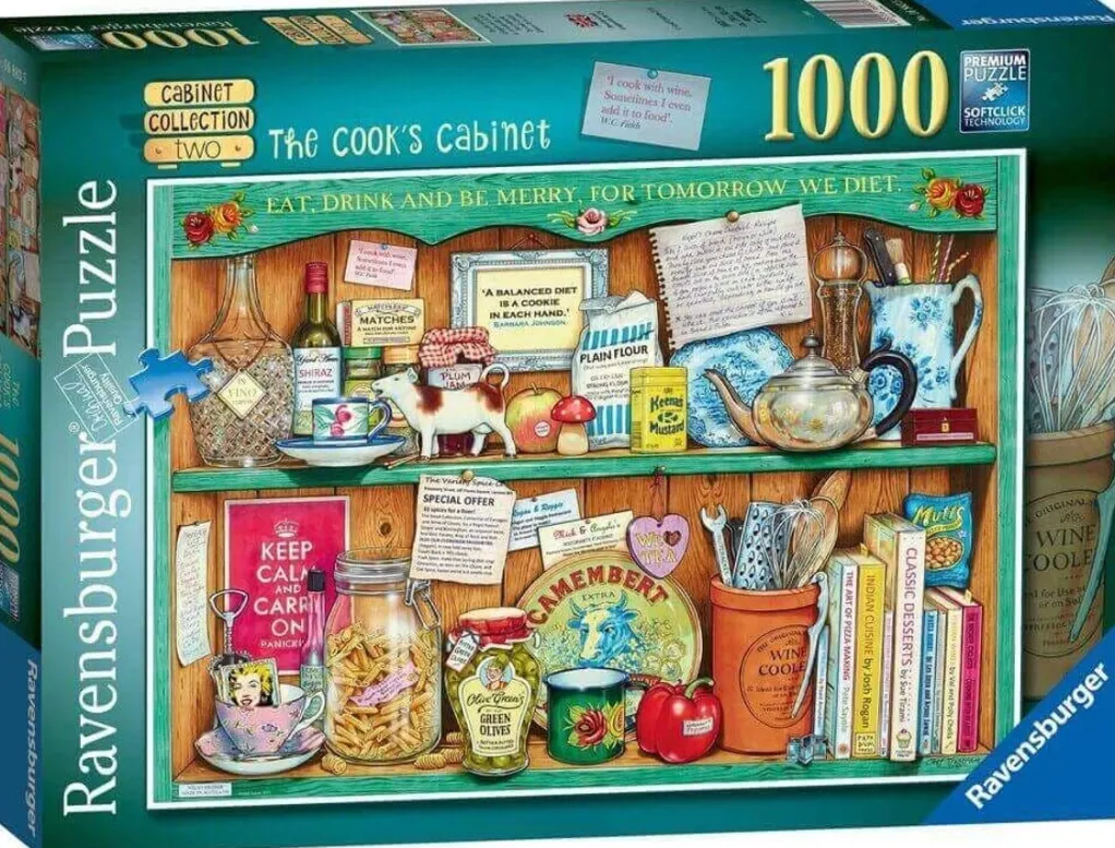 Ravensburger 1000 Pieces* - The Cabinet Collection - Cook'S Cabinet - 1000 Piece Jigsaw Puzzle