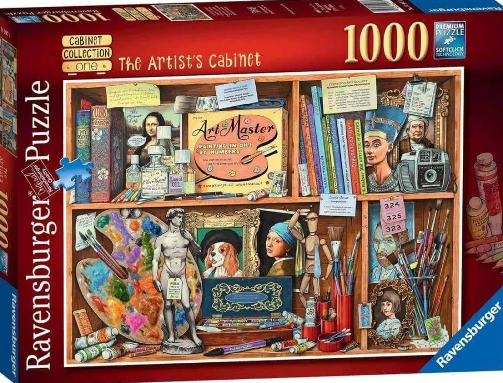 Ravensburger 1000 Pieces* - The Cabinet Collection - Artist'S Cabinet - 1000 Piece Jigsaw Puzzle