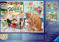 Ravensburger 1000 Pieces* - The Cat That Got The Cream, 500 Piece Jigsaw Puzzle
