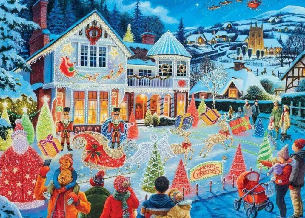 Ravensburger 1000 Pieces* - The Christmas House Limited Edition -1000 Piece Jigsaw Puzzle