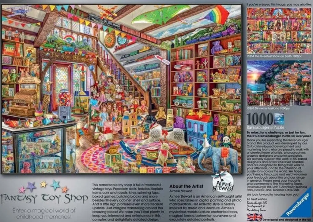 Ravensburger 1000 Pieces* - The Fantasy Toy Shop - 1000 Piece Jigsaw Puzzle