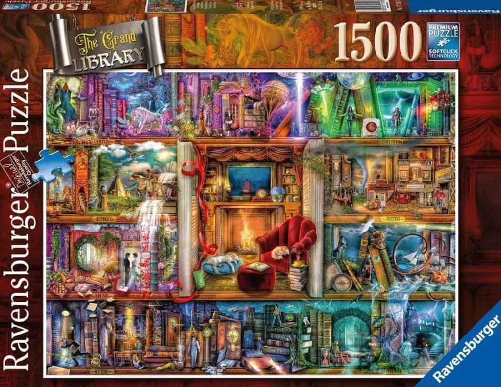 Ravensburger 1500 Pieces* - The Grand Library - Aimee Stewart - 1500 Piece Jigsaw Puzzle