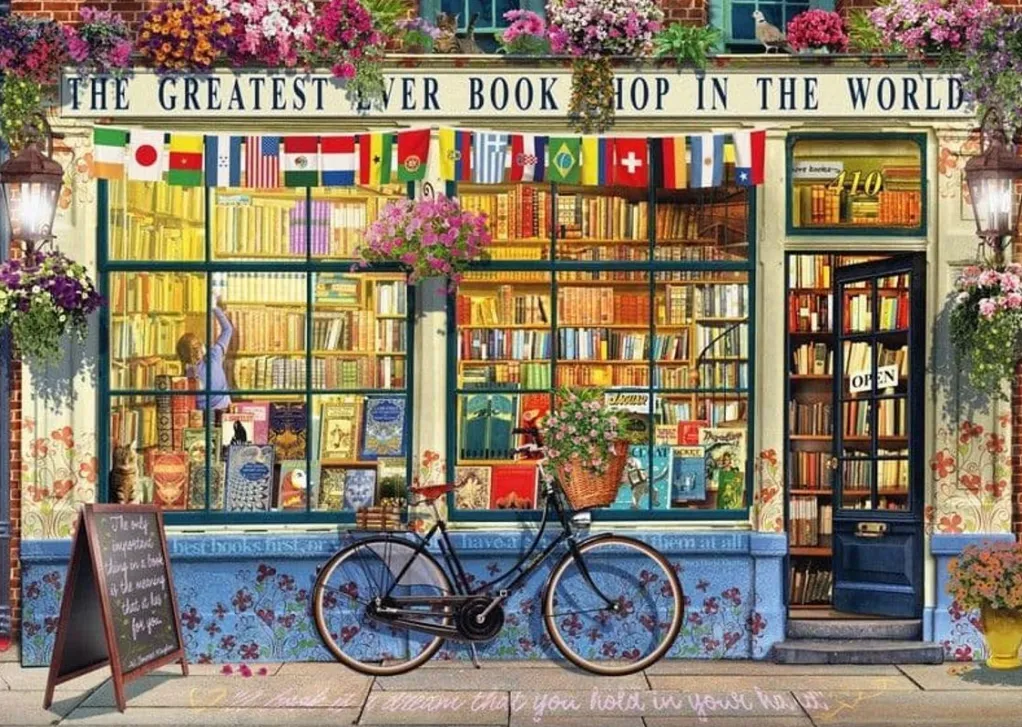 Ravensburger 1000 Pieces* - The Greatest Bookshop - 1000 Piece Jigsaw Puzzle