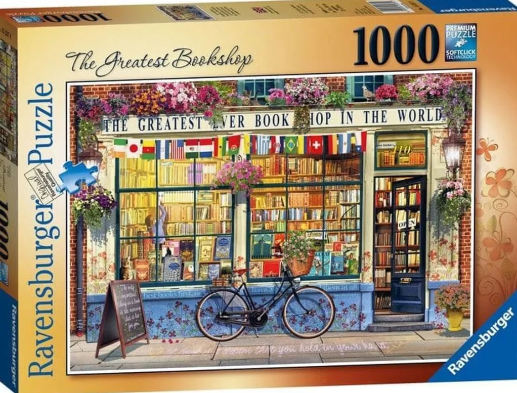 Ravensburger 1000 Pieces* - The Greatest Bookshop - 1000 Piece Jigsaw Puzzle