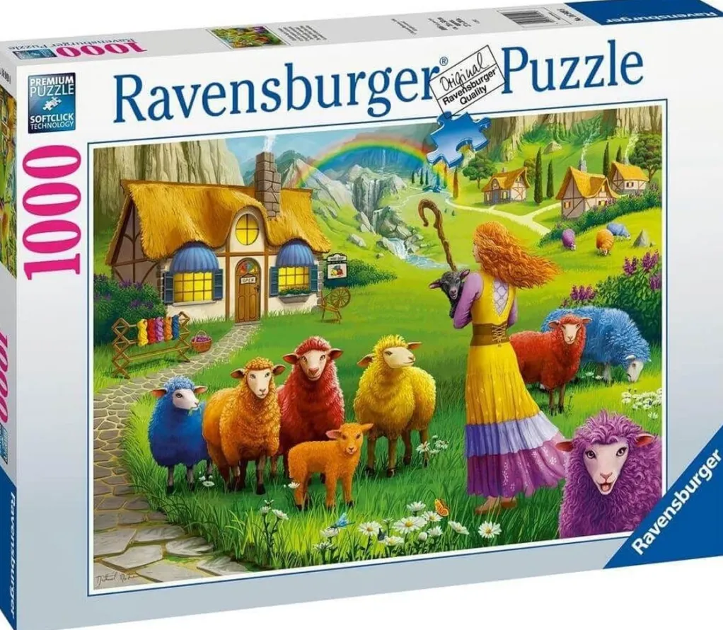 Ravensburger 1000 Pieces* - The Happy Sheep Yarn Shop - 1000 Piece Jigsaw Puzzle