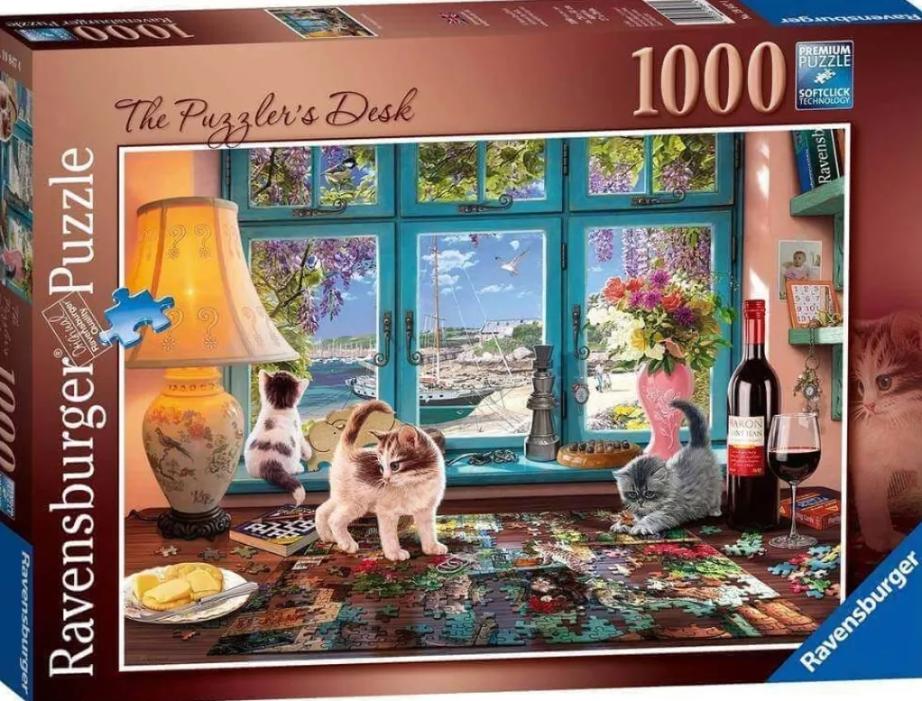 Ravensburger 1000 Pieces* - The Puzzler'S Desk - 1000 Piece Jigsaw Puzzle