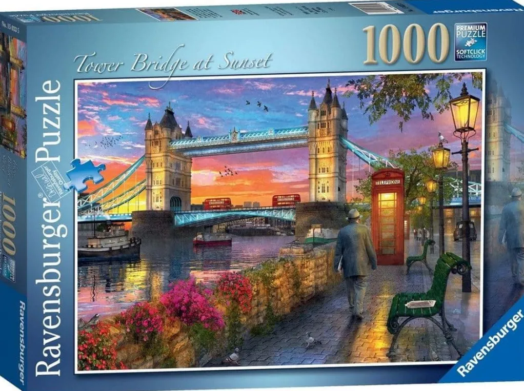 Ravensburger 1000 Pieces* - Tower Bridge At Sunset - 1000 Piece Jigsaw Puzzle