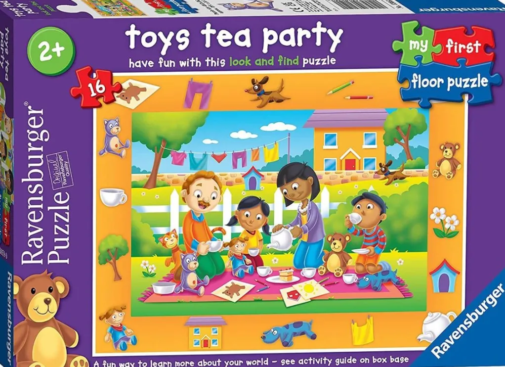 Ravensburger 100 Pieces & Under* - Toys Tea Party - 16 Piece Jigsaw Puzzle