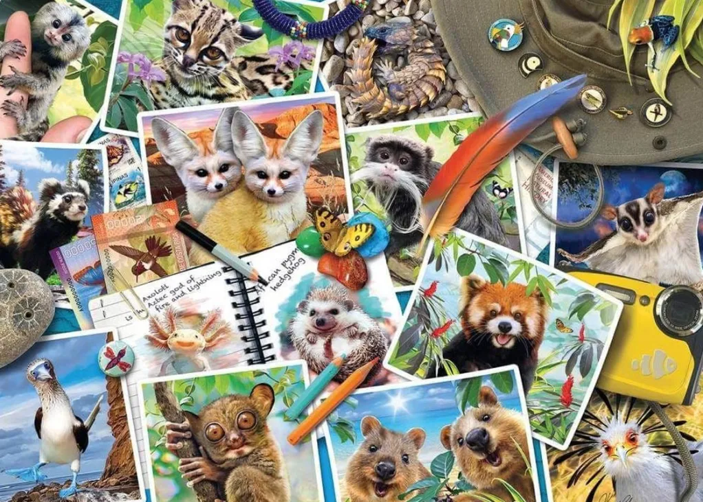 Ravensburger 1000 Pieces* - Traveller'S Animal Journal - 1000 Piece Jigsaw Puzzle