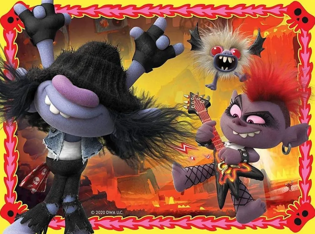 Ravensburger 100 Pieces & Under* - Trolls - 4 In A Box Jigsaw Puzzle