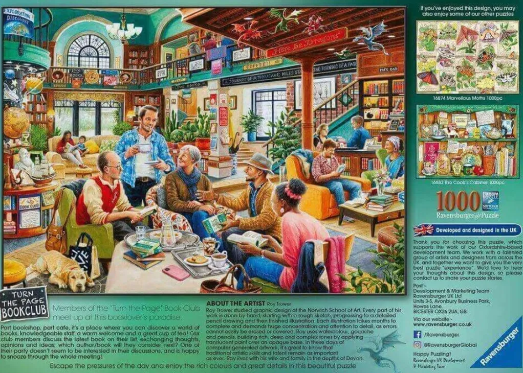 Ravensburger 1000 Pieces* - Turn The Page Bookclub - 1000 Piece Jigsaw Puzzle