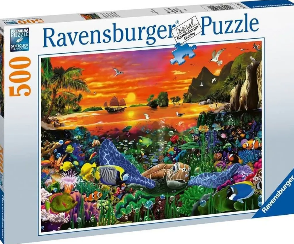 Ravensburger 500 Pieces* - Turtle In The Reef - 500 Piece Jigsaw Puzzle