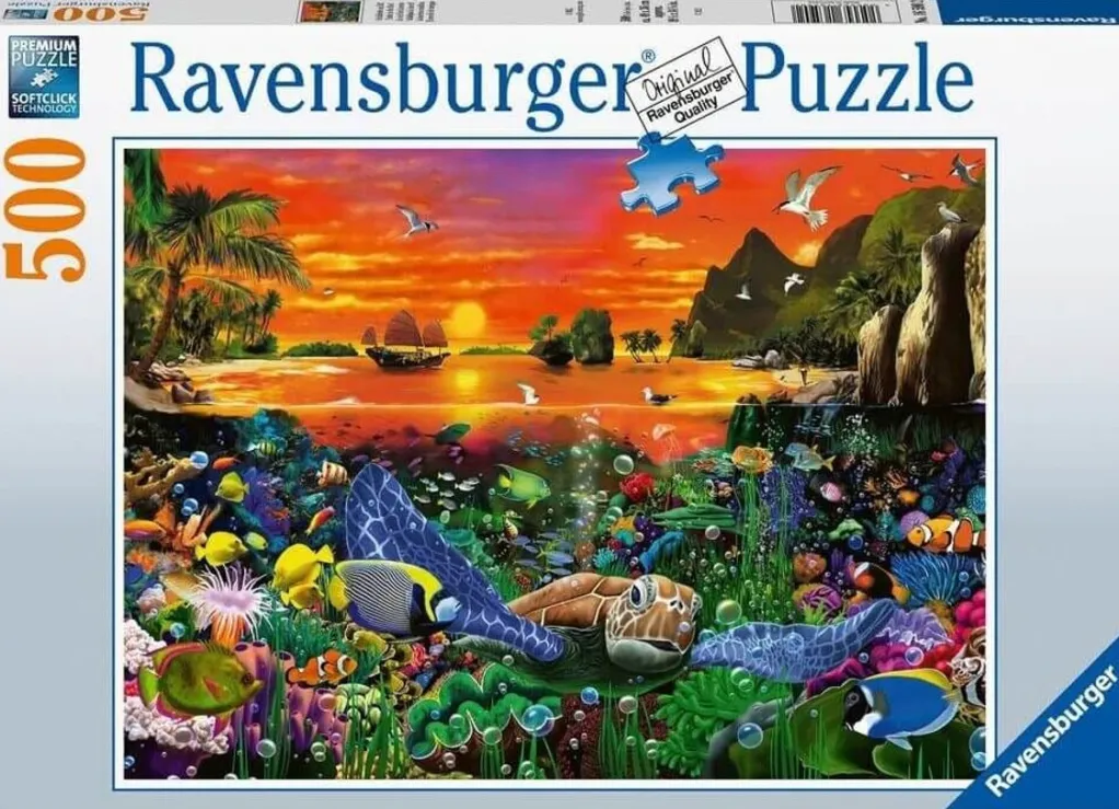 Ravensburger 500 Pieces* - Turtle In The Reef - 500 Piece Jigsaw Puzzle