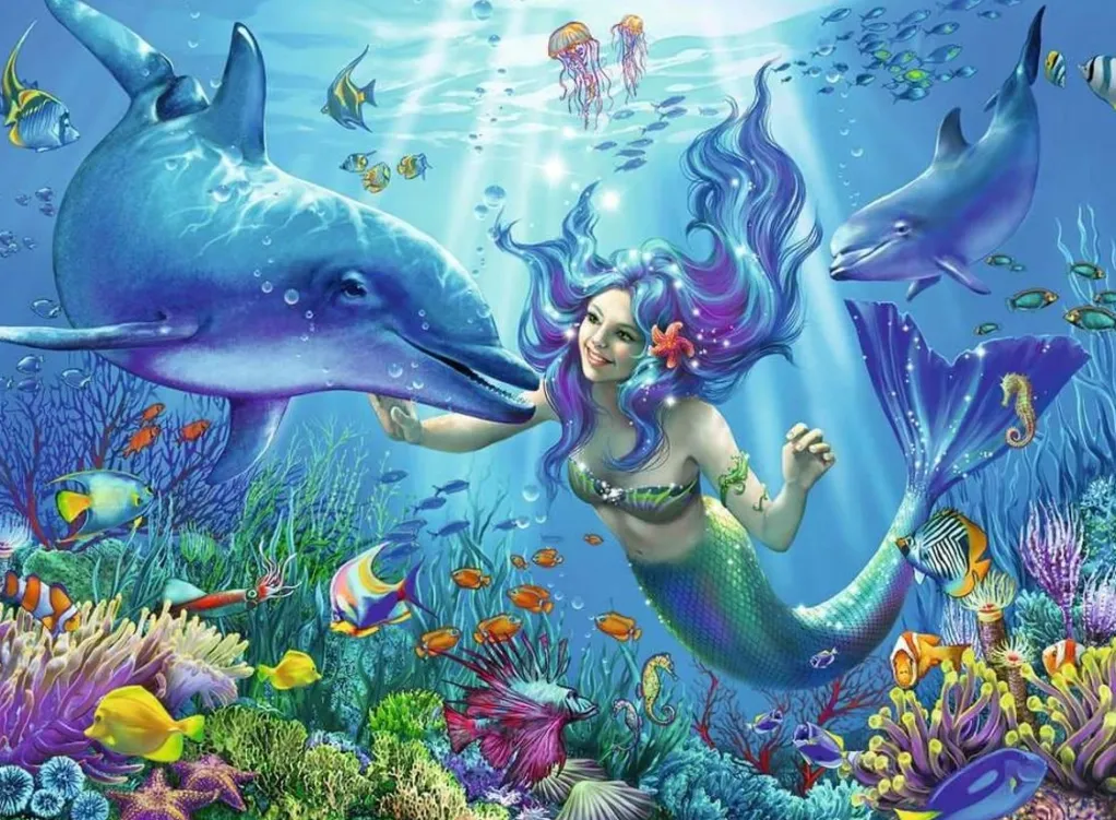 Ravensburger 300 Pieces & Under* - Underwater Paradise 200Xxl Piece Jigsaw Puzzle Gitd