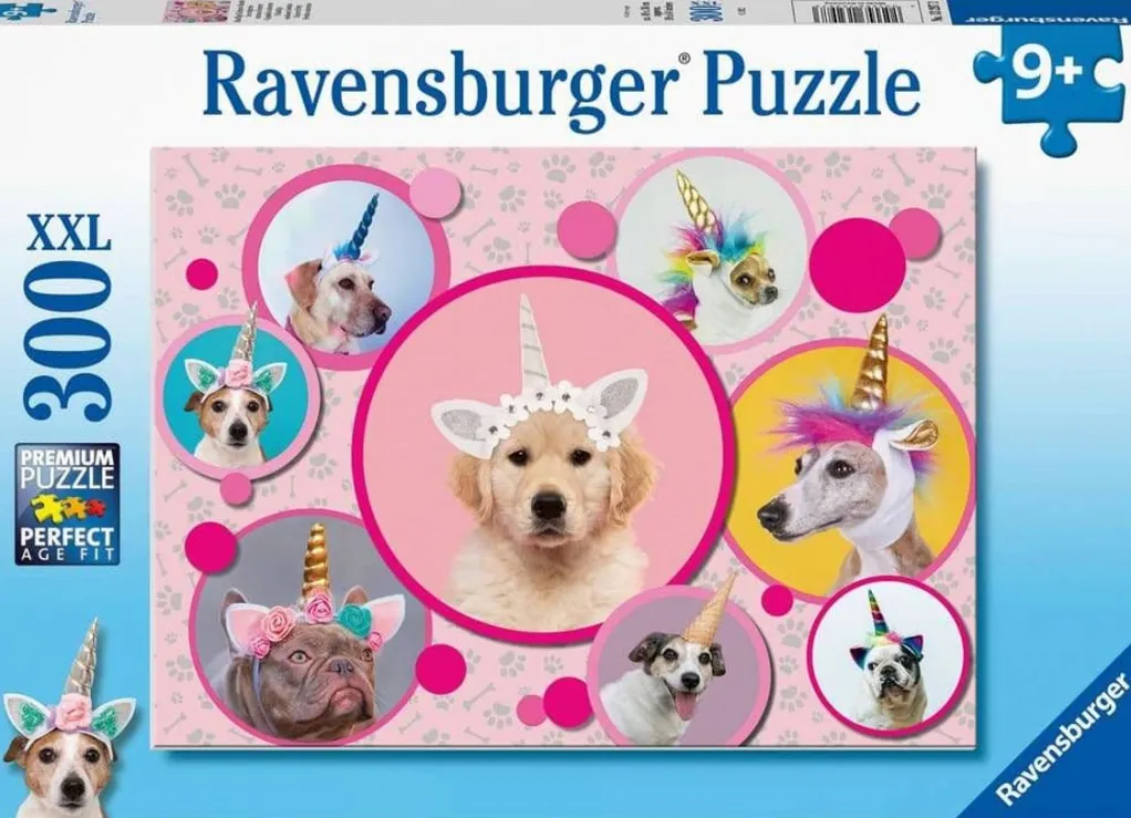 Ravensburger 300 Pieces & Under* - Unicorn Dogs - 300Xxl Piece Jigsaw Puzzle